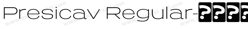 Presicav Regular字体转换